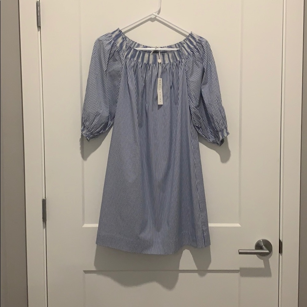 Trina Turk off the shoulder dress